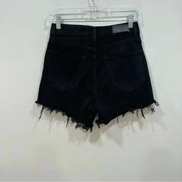 Carmar black frayed distressed denim shorts 25 - Picture 2 of 11